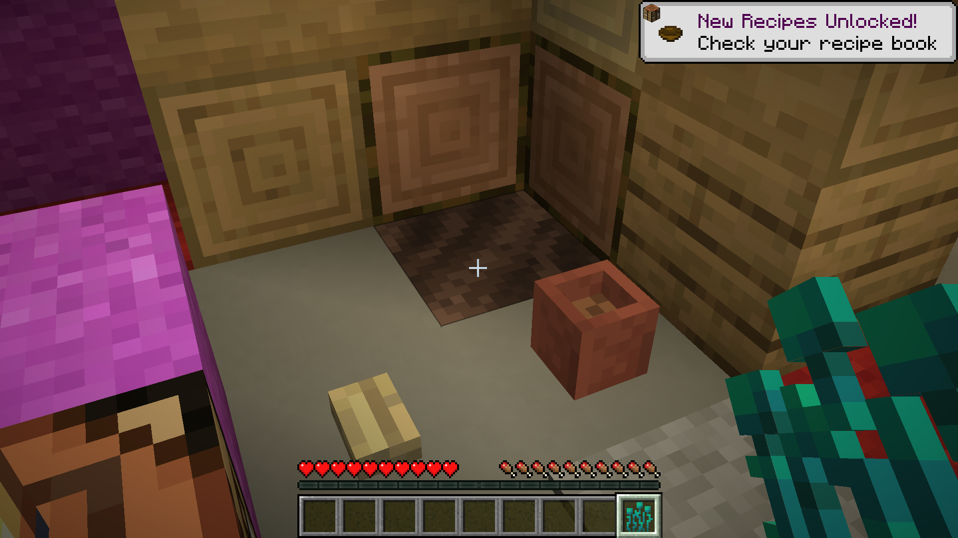 before placing warped roots